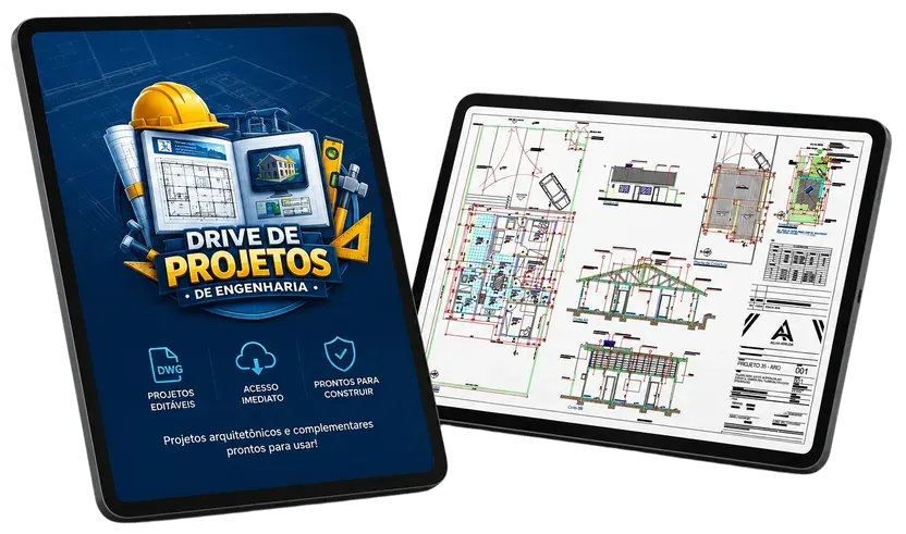 Mockup do Drive de Projetos